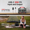ROCKPALS 300W Portable Power Station 280wh 78000mAh 110V R-PS300 - BLACK/RED