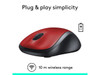 Logitech M310 Wireless Mouse, 2.4 GHz with USB Nano Receiver, 1000 DPI Optical