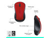 Logitech M310 Wireless Mouse, 2.4 GHz with USB Nano Receiver, 1000 DPI Optical