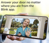 Blink Video Doorbell 2-way Audio 1080p HD Video Wi-Fi Black BDM00200U Blink Video Doorbell 2-way Audio 1080p HD Video Wi-Fi Black BDM00200U