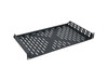 Middle Atlantic Products U1V 10.4 in. Utility Rackshelf, 1 RU, Vented