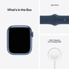 APPLE WATCH SERIES 7 GPS 41mm BLUE ALUMINUM CASE WITH ABYSS BLUE SPORT BAND