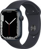 For Parts: APPLE WATCH SERIES 7 GPS 45MM MIDNIGHT ALUMINUM CASE - CRACKED SCREEN/LCD