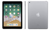 For Parts: APPLE IPAD 6TH GEN 9.7" 32GB WIFI + CELLULAR PACE GRAY CRACKED SCREEN/LCD