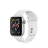 Apple Watch Series 4 (GPS) 44mm Silver Aluminum Case with White Sport Band