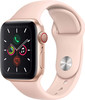For Parts: Apple Watch 5 GPS Cellular 40MM Gold CRACKED SCREEN/LCD AND NO POWER