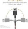 Native Union BELT WATCH 4-FOOT CHARGING CABLE for APPLE WATCH - ZEBRA New