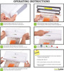 Freshlocker VS90 One-Button Type Automatic Food Vacuum Sealer Machine - White