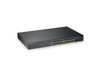 ZyXEL 24-Port Gigabit Smart Managed PoE Switch, 24 PoE+ Ports at 170W with 2 SFP