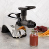Omega NC900HDC Cold Press Juicer Machine Vegetable Extractor - Metallic