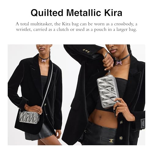 CW573 COACH KIRA CROSSBODY, V5 - ANTHRACITE New