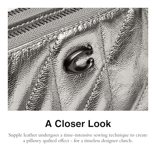 CW573 COACH KIRA CROSSBODY, V5 - ANTHRACITE New