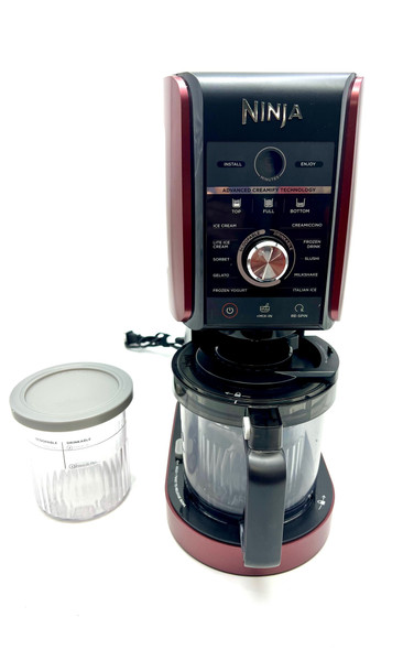 Ninja NC501 CREAMi Deluxe 11-in-1 Ice Cream and Frozen Treat Maker - RED
