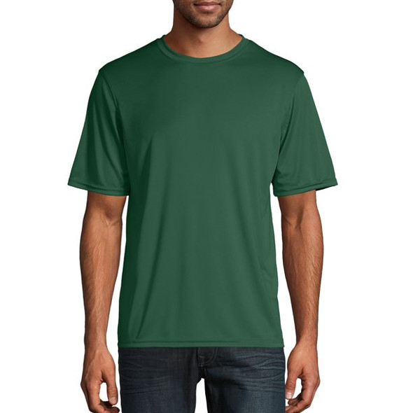 CW22 Hanes Champion Short Sleeve Double Dry T-Shirt Dark Green XL