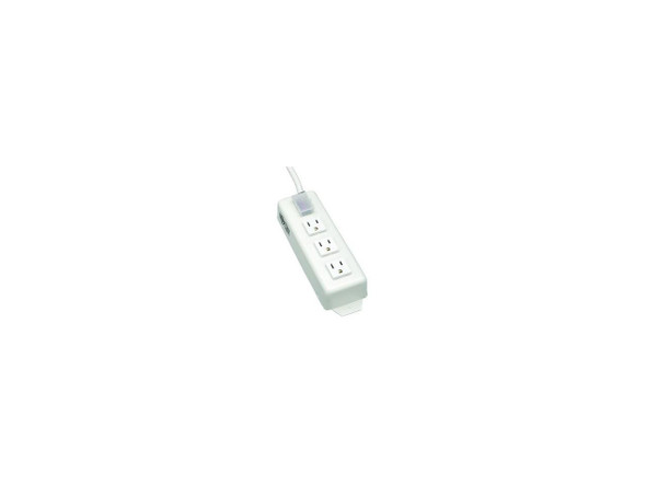 Tripp Lite Power Strip 120V 5-15R 3 Outlet Metal 6' Cord 5-15P - NEMA 5-15P - 3