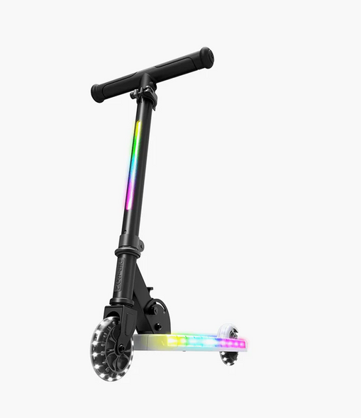 Helio X Light Up Kick Scooter - BLACK