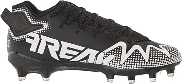 GW3427 Adidas Men's Freak 22-Team Football Shoe Black/White/Grey 8.5