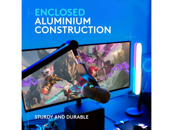 Logitech G Compass Premium Broadcast Boom Arm for Microphone, Internal Springs,