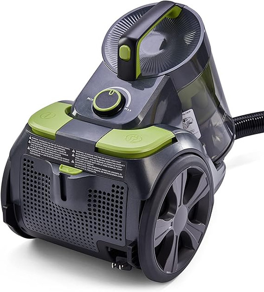 BLACK+DECKER Bagless Canister Multi-Cyclonic BDXCAV217G Vacuum Only - Gray/Green