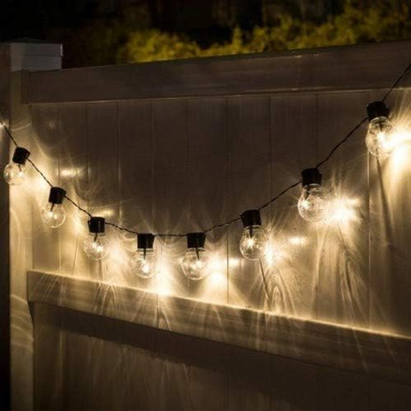 Touch Of ECO Solar Patio Bulb String Lights NITEBULBS 12.5 foot - WARM WHITE