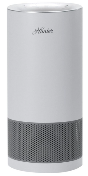 Hunter HP450UV-WHG True HEPA Cylindrical Tower Air Purifier White