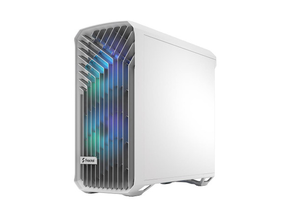 Fractal Design Torrent RGB White E-ATX Tempered Glass Window High-Airflow Mid