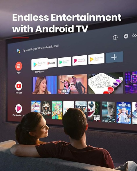 NEBULA Cosmos Max 4k UHD Tv Home Theater Projector HDR10 HLG D2150 - Black