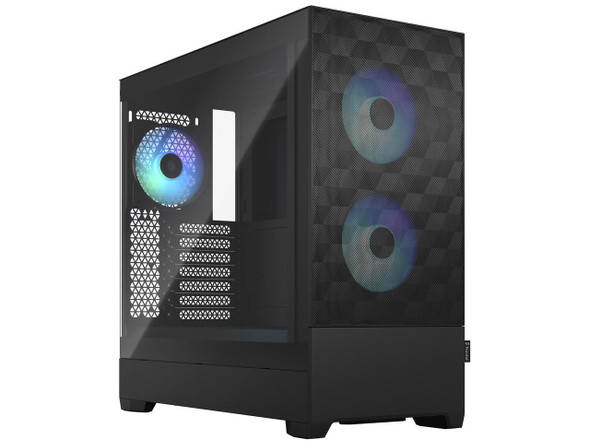 Fractal Design Pop Air RGB Black TG ATX High-Airflow Clear Tempered Glass Window