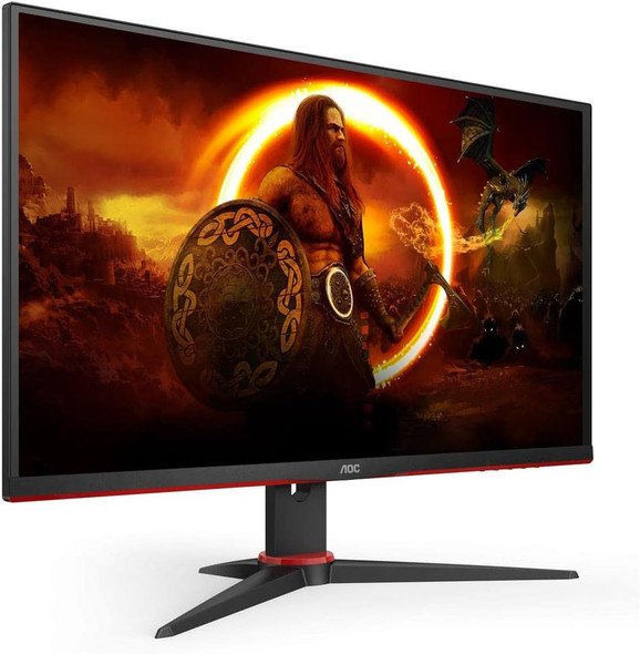 AOC 27G2E 27" Frameless Gaming Monitor FHD 1080 (Tilt Stand Only) -Black/Red