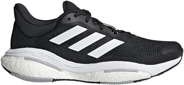 GX5511 Adidas Women's SolarGlide 5 Sneaker Black/White/Grey Size 12
