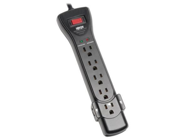 Tripp Lite Surge Protector Power Strip 120V 7 Outlet 7' Cord 2160 Joules Black -