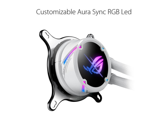 ASUS ROG Strix LC II 360 ARGB White Edition All-in-one AIO Liquid CPU Cooler