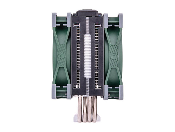 Thermaltake TOUGHAIR 510 180W TDP Racing Green Edition CPU Cooler, Dual 120mm
