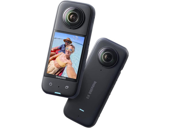 Insta360 - X3 5.7K 360 Degree Action Camera - Black