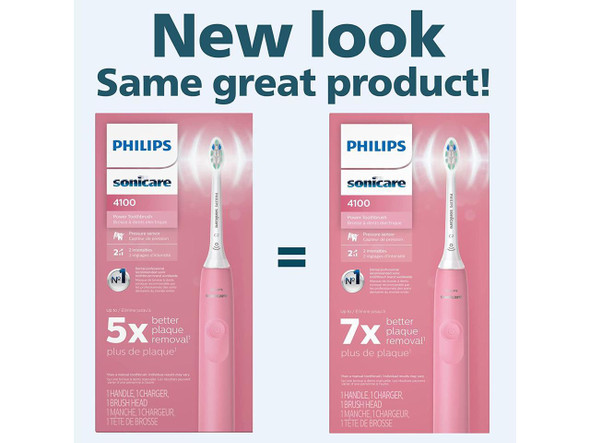 Philips Sonicare 4100 Power Toothbrush, Rechargeable Electric Toothbrush with