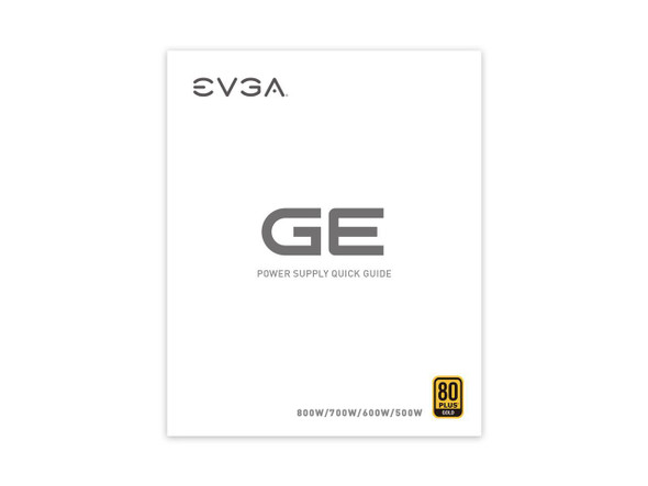 EVGA 600 GE, 80 Plus Gold 600W, Eco Mode, Power Supply 200-GE-0600-V1