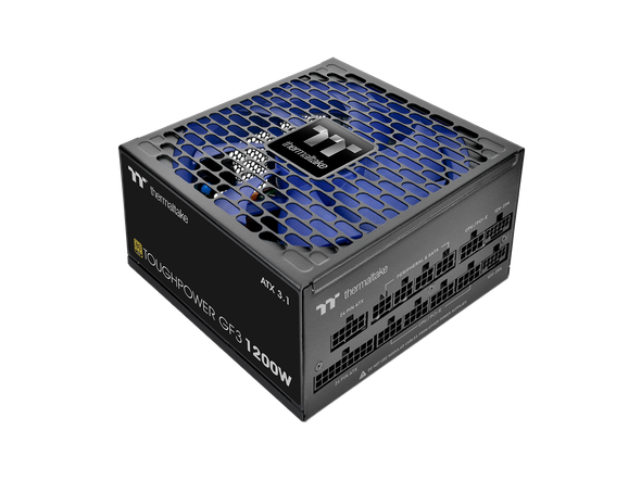 Thermaltake Toughpower GF3 1200W; ATX 3.1; x2 Native PCIe 5.1 12V-2x6; Flat