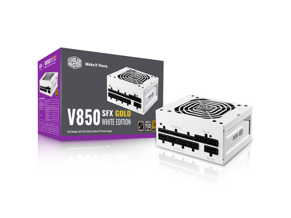 Cooler Master V850 SFX Gold White Edition Full Modular, 850W, 80+ Gold