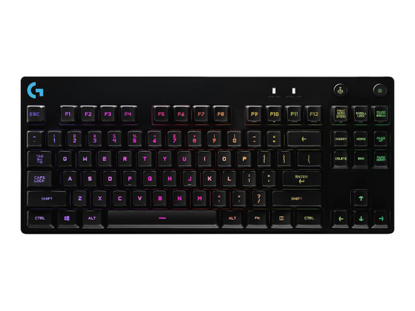 Logitech G PRO Mechanical Gaming Keyboard, Ultra Portable Tenkeyless Design,