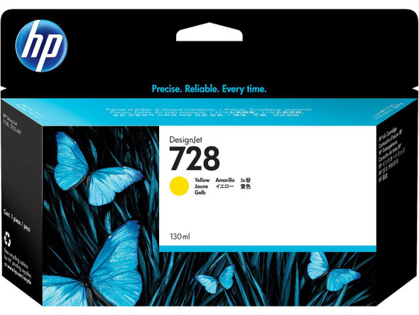 HP 728 Ink Cartridge - Yellow
