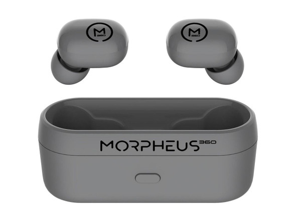 Morpheus 360 Spire True Wireless Earbuds Microphone Dark Gray TW1500G
