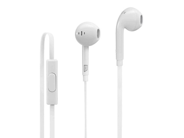 iStore Classic Fit Earbuds (White) - AEH036CAI