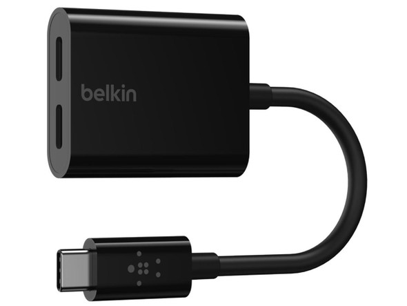 BELKIN F7U081BTBLK CONNECT USB-C Audio + Charge Adapter