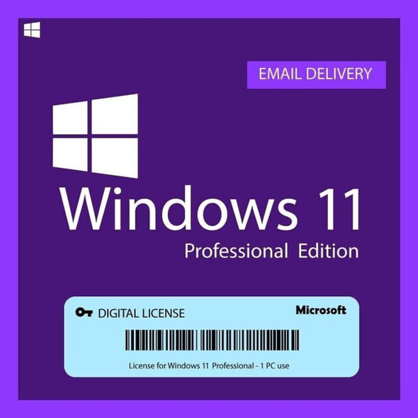 Windows 11 Pro Genuine OEM Key 64-Bit - Digital Delivery Only