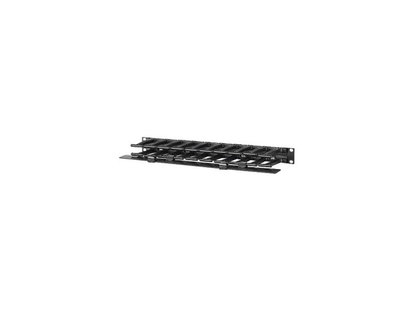 APC AR8602A Horizontal Cable Manager, 1U x 4" Deep, Single-Sided with Cover