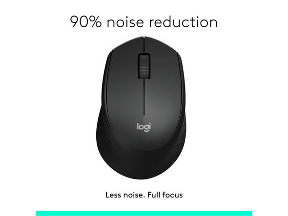 Logitech M330 SILENT Wireless Mouse, 2.4GHz with USB Receiver, Optical Tracking,