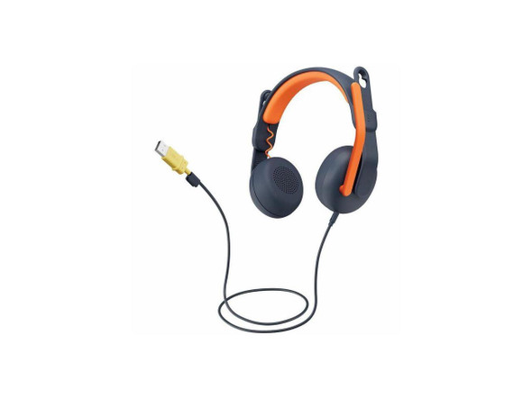 Logitech Zone Learn Headset - Stereo - USB Type A - Wired - On-ear - Binaural -