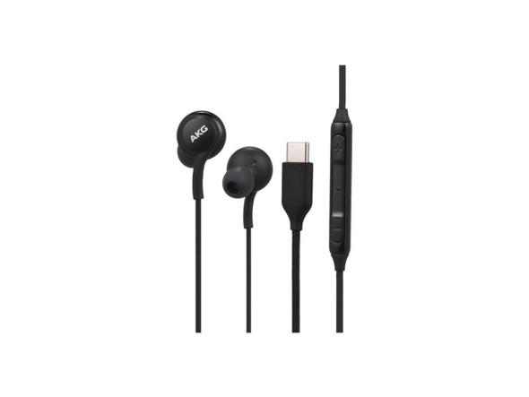 4XEM USB-C AKG Earphones with Mic and Volume Control Black 4XSAMEARAKGCB