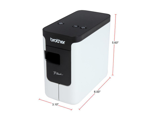 Brother P-touch PT-P700 PC-Connectable Label Printer for PC and Mac, Thermal