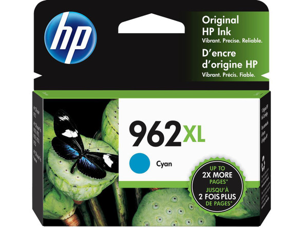 HP 962XL High Yield Ink Cartridge - Cyan